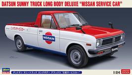 Hasegawa HE20482 1/24 Datsun Sunny Truck Long Body Deluxe Nissan Service CAR Pla - £59.44 GBP