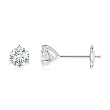 ANGARA Lab-Grown 0.76 Ct Round Diamond Martini Stud Earrings in 14K Gold - £664.54 GBP