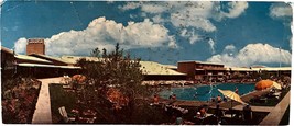Garden of Allah, Hotel Sahara, Las Vegas, NV, extra large vintage postcard 1955 - £9.58 GBP
