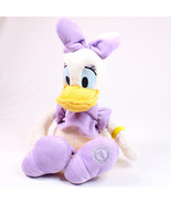 Disney Store Daisy Duck Plush Stuffed Animal Toy Purple Top Bow And Shoe... - $9.70