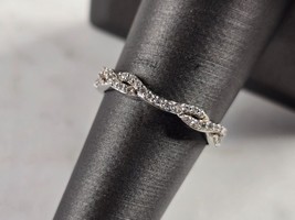 Womens Vintage Estate 14K White Gold Diamond Ring, 2.0g E4381 - $321.75