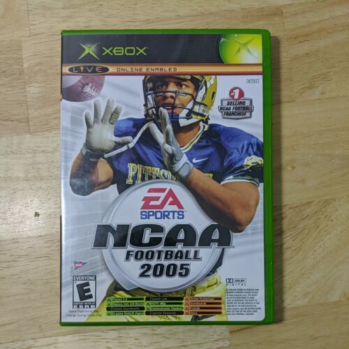 Primary image for NCAA Football 2005 Microsoft Xbox, 2004 ORIGINAL FIRST XBOX Top Spin sports