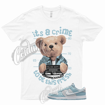 CRIME T Shirt to Match Dunk Low Worn Blue Grey Fog Retro Fleece Light Baby UNC - £18.44 GBP+