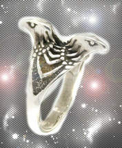 Haunted Double Eagle Ring Master Witch Reach Greatest Heights Ooak Magick - £7,225.52 GBP