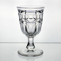 Flint Worcester Champagne Glass, Antique c1855 EAPG Sandwich Ladys Goble... - $50.00