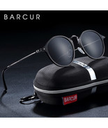 BARCUR Aluminum Vintage Sunglasses for Men Round Sunglasses Men Retro Gl... - $45.91 CAD