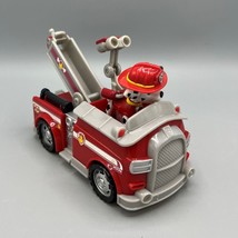 Paw Patrol Marshall 6.5&quot; Rolling Fire Truck &amp; Rescue Pup Spin Master - £10.08 GBP