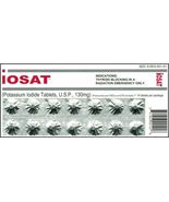 Iosat Potassium Iodide Tablets, 130mg - 14 Count - $273.21 MXN
