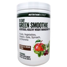 Nutrition Works 10 Day Green Smoothie Powder Drink Mix 10.6 oz Cookies and Cream - £32.43 GBP