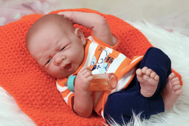 Baby Boy doll Preemie LifeLike Reborn vinyl anatomically correct washable alive - £110.31 GBP