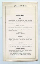 Chateau Lake Louise Directory &amp; Dress Suggestions Brochure Alberta Canada 1956 - £21.79 GBP