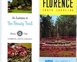 Florence South Carolina Brochures 1966 All America City &amp; Rotary Beauty ... - £27.20 GBP