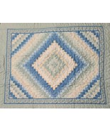 Classic ~ Diamond Patch ~ Pillow Sham ~ Measures 24&quot; x 29&quot; ~ Quilted ~ P... - $30.78 CAD