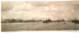 US Navy Ships Shanghai China Whang Poo River Photo 1945 WWII  Good Frien... - £27.57 GBP