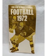 Enco College And Professional Football 1972 Snibbe Publications Schedule... - $38.51 CAD