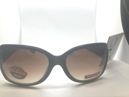 NEW Revlon Womens Rectangle Sunglasses Brown With Bling On Sides - £7.98 GBP