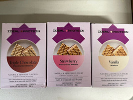 Ideal Protein 3 boxes of Vanilla,Chocolate Strawberry Wafers 10/31/2024 ... - £87.92 GBP