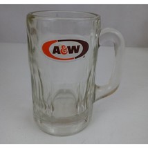 Vintage A &amp; W Heavy Root Beer Glass Mug 6” tall (G) - $11.87