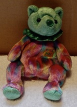 TY Beanie Baby May Teddy Birthday Bear 8&quot; 2001 Stuffed Animal 258K - £4.68 GBP