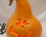 Halloween Gourd Jack O Lantern Lighted Foam Plastic Mold Works - $39.59