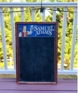 Samuel Sam Adams Boston Lager Beer Wooden Menu Board Sign Chalkboard 30X... - £70.33 GBP