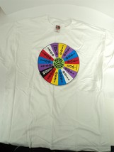 Vintage 2000 FOTL Souvenir Wheel of Fortune White T-Shirt (C) - XL - New! - $28.99