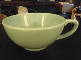Mid Century Modern Universal Potteries Ballerina Turquoise Coffee Cup - $22.46