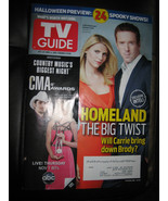 TV Guide Magazine-Homeland/CMA Awards Cover Double Issue- Oct.  22-Nov. ... - £4.60 GBP