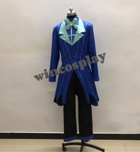 Hazbin Hotel Alastor  2P blue Cosplay Costume Adult Halloween Outfit Ful... - $85.00