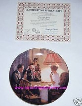 Norman Rockwell  Collector Plate Room that Light Made Bradford Exchange Vintage - £39.11 GBP