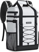 ZAKEEP Cooler Backpack, 36 Cans Multifunctional Leakproof Cooler Backpack with - £31.16 GBP