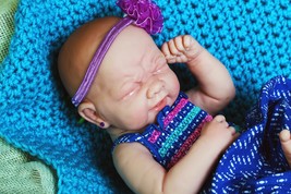Crying Baby girl LifeLike Reborn Preemie anatomically correct washable realistic - £109.34 GBP