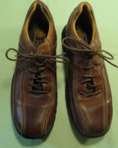 Rockport XCS APM74848 Brown Leather Lace Up Casual Comfort Shoes 9.5W - €30,61 EUR