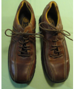 Rockport XCS APM74848 Brown Leather Lace Up Casual Comfort Shoes 9.5W - $35.99