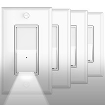 Illuminated Light Switch-Esay To Install,No Neutral Wire,Single-Pole Dec... - £40.79 GBP