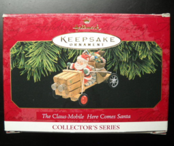 Hallmark Keepsake Christmas Ornament 1997 Claus Mobile Here Comes Santa Series - £7.18 GBP