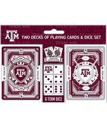 Texas A&amp;M Aggies Playing Cards and Dice Set - $847.93 MXN