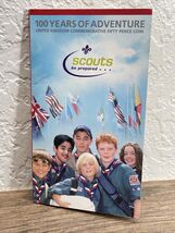 UK 2007 Scouts 100 Years of Adventure Proof 50P Pence Royal Mint KG JD - $9.89