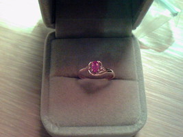 	Contemporary 10K GOLD/RUBY/DIAMOND Right Hand Ring! NR! - £214.75 GBP