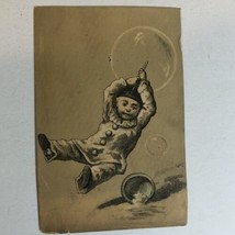 Little Boy Holding A Bubble Victorian Trade Card VTC 4 - £3.86 GBP