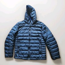 Michael Kors Premium Down Blend Puffer Jacket Women’s L Navy Blue  - $37.57