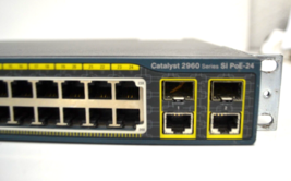 Cisco 2960 Series  WS-C2960-24PC-S 24 Port POE Switch - £46.38 GBP