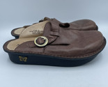Alegria Slip On Clogs Brown Leather ALG-604 Size 38 - $29.02