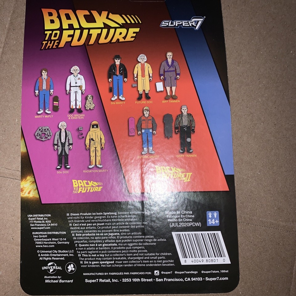 Back to the Future Marty McFly 1980s 3 3/4-Inch ReAction Figure Item image 2