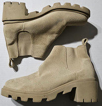 Steve Madden Chelsea Boots Tan Hadlee Suede Lug Sole 22807 1822 Women&#39;s ... - €21,16 EUR