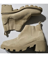 Steve Madden Chelsea Boots Tan Hadlee Suede Lug Sole 22807 1822 Women&#39;s ... - €20,86 EUR