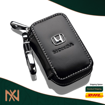 Genuine Leather Car Key Wallet Car Wallet Keychain - HONDA - $14.91