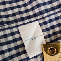 Land's End Traditional Fit Long Sleeve Men's Blue White Plaid Check Shirt 15 1/2 image 5