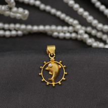 22 Karat Hallmark Eye-Catching Gold 2.5/1.0cm Earring Pendant  Father Jewelry - £355.91 GBP