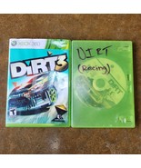 Microsoft Xbox 360 Game Lot Dirt Racing Dirt 3 Tested Both Work - £9.57 GBP